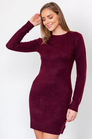 The Merlot Sweater Dress